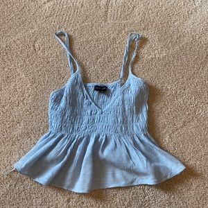 Light Blue Babydoll Tank